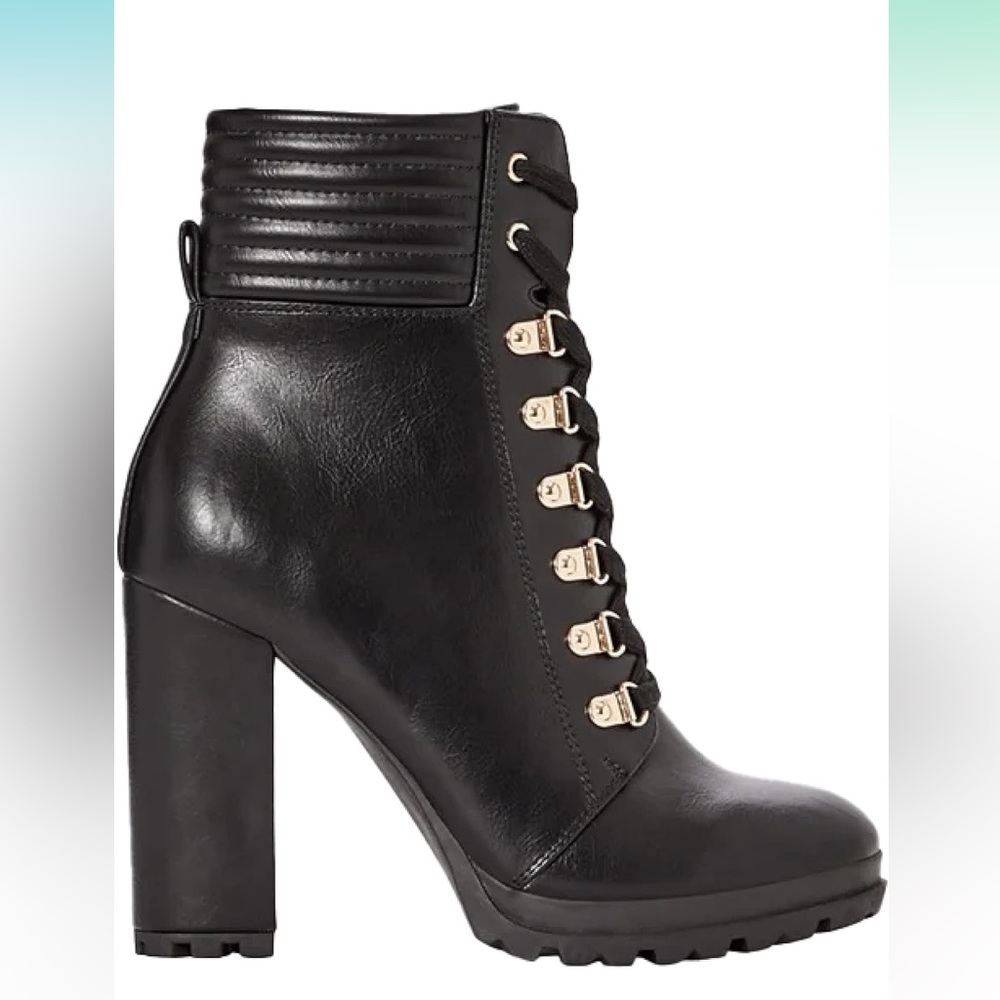JustFab Lace up booties , never worn